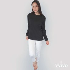 画像6: 「センタライズロングTシャツ」オーガニック（ナチュラル・スミクロ）【男女兼用】 (6)