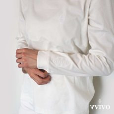 画像3: 「センタライズロングTシャツ」オーガニック（ナチュラル・スミクロ）【男女兼用】 (3)